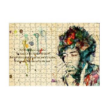 Cakapuzzle Bob Marley Suluboya Modifiye 120 Parça Ahşap Puzzle