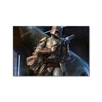 Cakapuzzle Boba Fett Uzay Yıldız Savaşları Ödül Avcısı 120 Parça Ahşap Puzzle