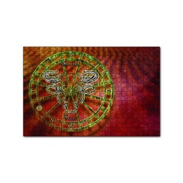 Cakapuzzle Boğa Burç Astroloji Sembol 120 Parça Ahşap Puzzle