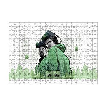 Cakapuzzle Breaking Bad Jesse Kimya Cetveli Görseli 120 Parça Ahşap Puzzle