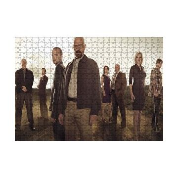 Cakapuzzle Breaking Bad Oyuncuları Bir Arada 120 Parça Ahşap Puzzle