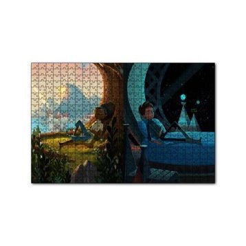 Cakapuzzle Broken Age Kız ve Oğlan 120 Parça Ahşap Puzzle