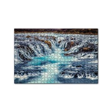 Cakapuzzle Bruarfoss Şelaleleri 120 Parça Ahşap Puzzle
