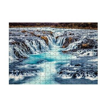 Cakapuzzle Bruarfoss Şelaleleri 120 Parça Ahşap Puzzle