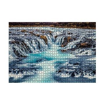 Cakapuzzle Bruarfoss Şelaleleri 120 Parça Ahşap Puzzle