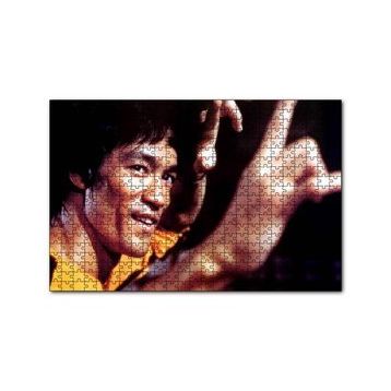 Cakapuzzle Bruce Lee Kungfu Dövüş Sanatı 120 Parça Ahşap Puzzle