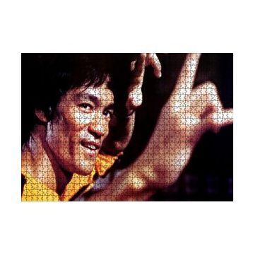 Cakapuzzle Bruce Lee Kungfu Dövüş Sanatı 120 Parça Ahşap Puzzle