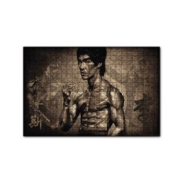 Cakapuzzle Bruce Lee Kungfu Teknikleri 120 Parça Ahşap Puzzle