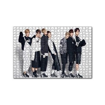 Cakapuzzle BTS Kore Pop Baştanaşağı Puma 120 Parça Ahşap Puzzle