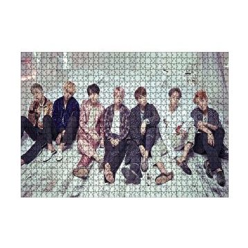 Cakapuzzle BTS Koreli Gençler Yatak Odası Konsepti 120 Parça Ahşap Puzzle