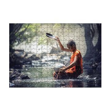 Cakapuzzle Buddhist Çocuk 120 Parça Ahşap Puzzle