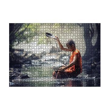 Cakapuzzle Buddhist Çocuk 120 Parça Ahşap Puzzle