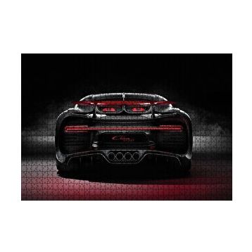 Cakapuzzle Bugatti Chiron Divo Arka Görünüş 120 Parça Ahşap Puzzle