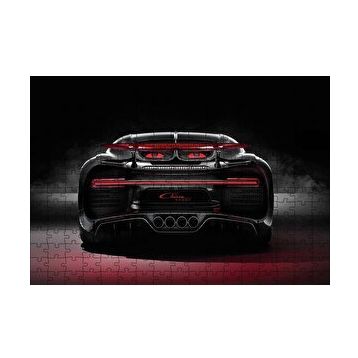 Cakapuzzle Bugatti Chiron Divo Arka Görünüş 120 Parça Ahşap Puzzle