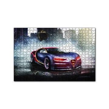 Cakapuzzle Bugatti Chiron Otomobil 120 Parça Ahşap Puzzle