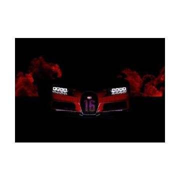 Cakapuzzle Bugatti Farlar ve Ön Panel 120 Parça Ahşap Puzzle