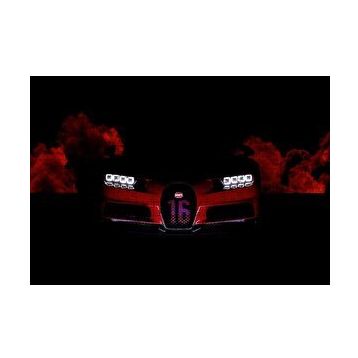 Cakapuzzle Bugatti Farlar ve Ön Panel 120 Parça Ahşap Puzzle