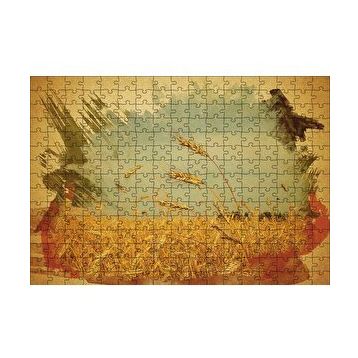 Cakapuzzle Buğday Başaklar 120 Parça Ahşap Puzzle