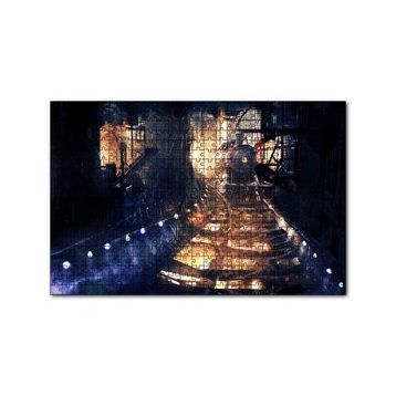 Cakapuzzle Buharlı Tren Trenyolu Tünel 120 Parça Ahşap Puzzle
