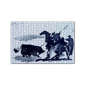 Cakapuzzle Bullfight Scene 1960 by Pablo Picasso 120 Parça Ahşap Puzzle