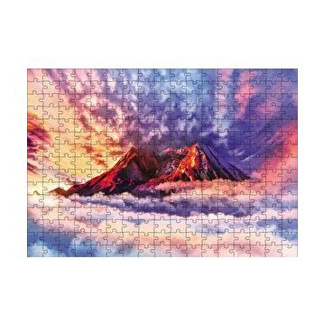 Cakapuzzle Bulutlar Arasındaki Dağ 120 Parça Ahşap Puzzle