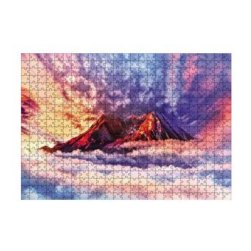 Cakapuzzle Bulutlar Arasındaki Dağ 120 Parça Ahşap Puzzle