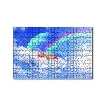 Cakapuzzle Bulutlarda Baloncuk İçindeki Bebek 120 Parça Ahşap Puzzle