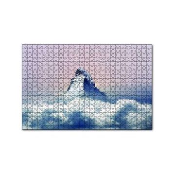 Cakapuzzle Bulutların Üstündeki Dağ Zirvesi 120 Parça Ahşap Puzzle