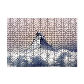 Cakapuzzle Bulutların Üstündeki Dağ Zirvesi 120 Parça Ahşap Puzzle