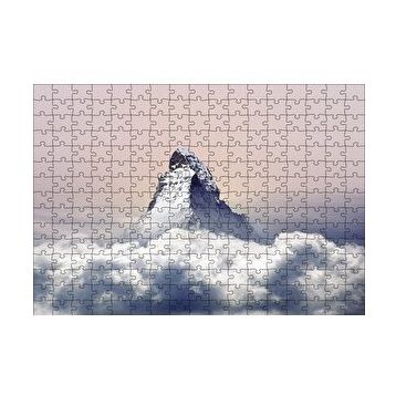 Cakapuzzle Bulutların Üstündeki Dağ Zirvesi 120 Parça Ahşap Puzzle