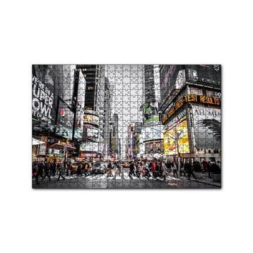 Cakapuzzle Büyükşehir Karmaşası ve İnsanlar 120 Parça Ahşap Puzzle