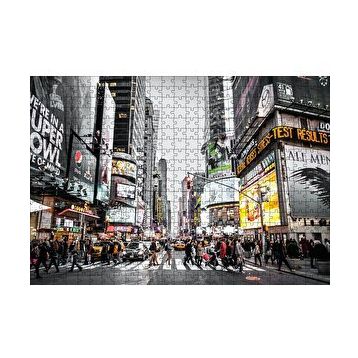 Cakapuzzle Büyükşehir Karmaşası ve İnsanlar 120 Parça Ahşap Puzzle