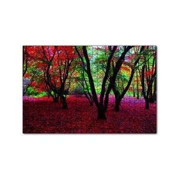 Cakapuzzle Büyülü Sonbahar Ormanı 120 Parça Ahşap Puzzle
