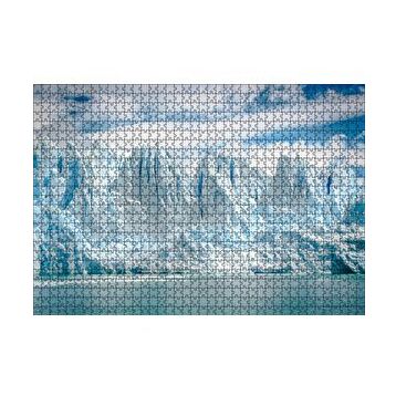 Cakapuzzle Buz Denizi Buzullar ve Bulutlu Gökyüzü 120 Parça Ahşap Puzzle