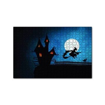 Cakapuzzle Cadı Evi 120 Parça Ahşap Puzzle