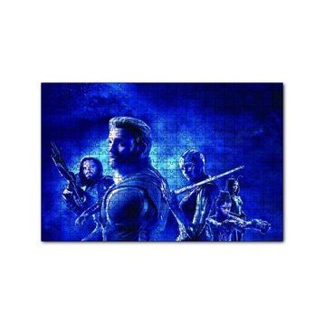 Cakapuzzle Captain America ve Arkadaşları 120 Parça Ahşap Puzzle