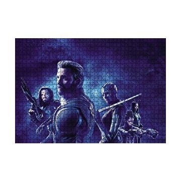 Cakapuzzle Captain America ve Arkadaşları 120 Parça Ahşap Puzzle