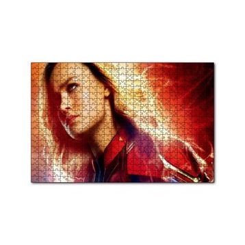 Cakapuzzle Captain Marvel Brie Larson 120 Parça Ahşap Puzzle