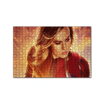 Cakapuzzle Captain Marvel Brie Larson 2 120 Parça Ahşap Puzzle