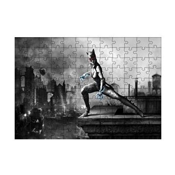 Cakapuzzle CatWoman Poz 120 Parça Ahşap Puzzle