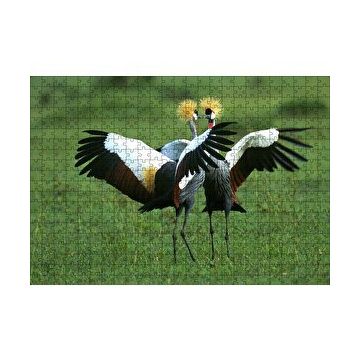 Cakapuzzle Çayırda Dans Eden Turnalar 120 Parça Ahşap Puzzle