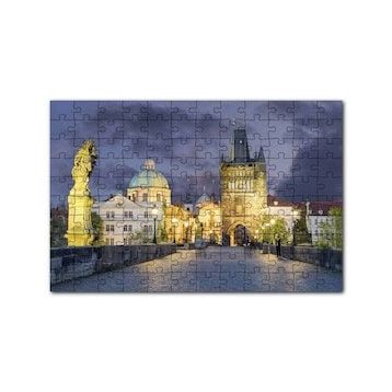 Cakapuzzle Çekya Prag Karl Köprüsü 120 Parça Ahşap Puzzle