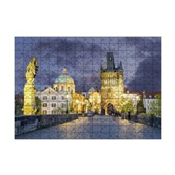 Cakapuzzle Çekya Prag Karl Köprüsü 120 Parça Ahşap Puzzle