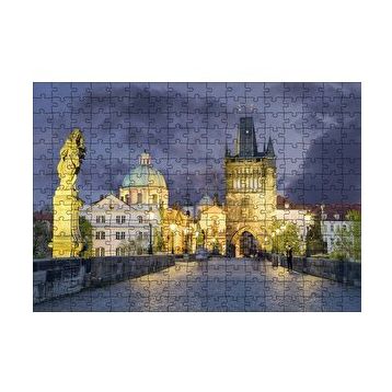 Cakapuzzle Çekya Prag Karl Köprüsü 120 Parça Ahşap Puzzle