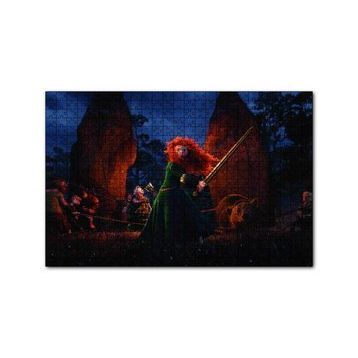 Cakapuzzle Cesur Yürek Siyah Beyaz 120 Parça Ahşap Puzzle