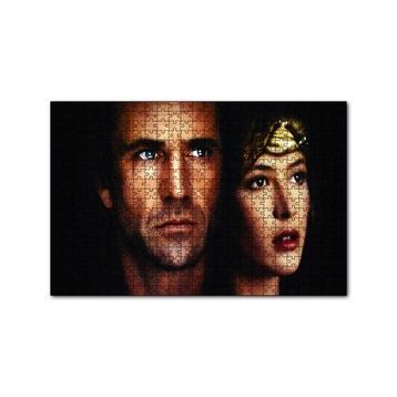 Cakapuzzle Cesur Yürek Siyah Beyaz 120 Parça Ahşap Puzzle