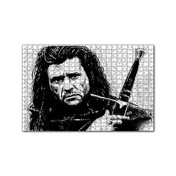 Cakapuzzle Cesur Yürek Siyah Beyaz 120 Parça Ahşap Puzzle
