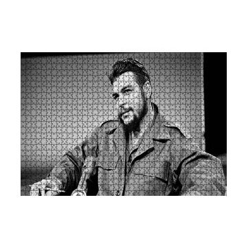 Cakapuzzle Chegovara Siyah Beyaz 120 Parça Ahşap Puzzle