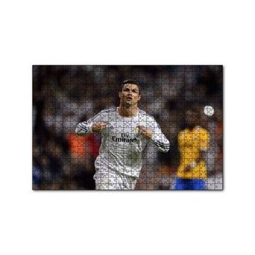 Cakapuzzle Christiano Ronaldo Real Madrid Gol Sevinci 120 Parça Ahşap Puzzle