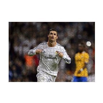 Cakapuzzle Christiano Ronaldo Real Madrid Gol Sevinci Mdf 500 Parça Puzzle